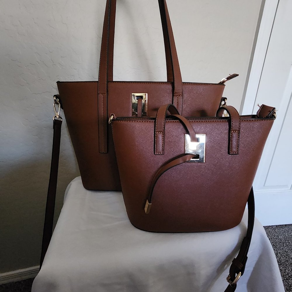 Brown purse set